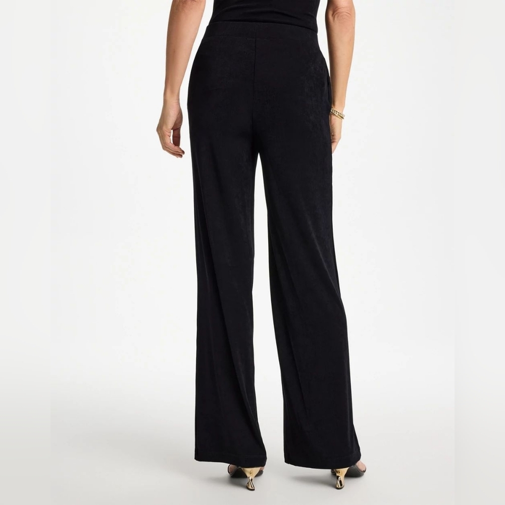 Chico's Travelers Black Wide Leg Pocket Stretch Pants Women's Plus Size 4 (XXL) - Picture 3 of 11